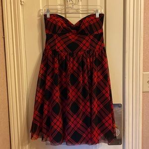 Betsey Johnson plaid dress - size 14